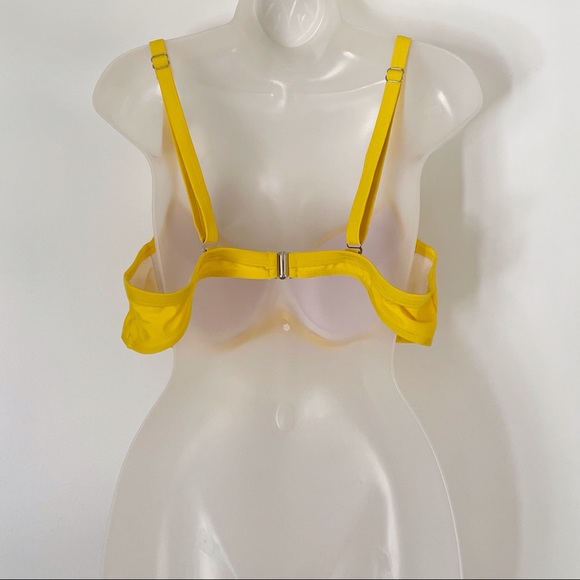 SHEIN Yellow Bikini Top - Picture 2 of 3